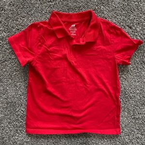 Boys H&M short sleeved polo shirt size 6-8